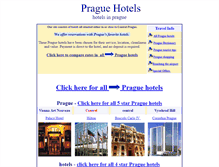 Tablet Screenshot of hotels-of-prague.com